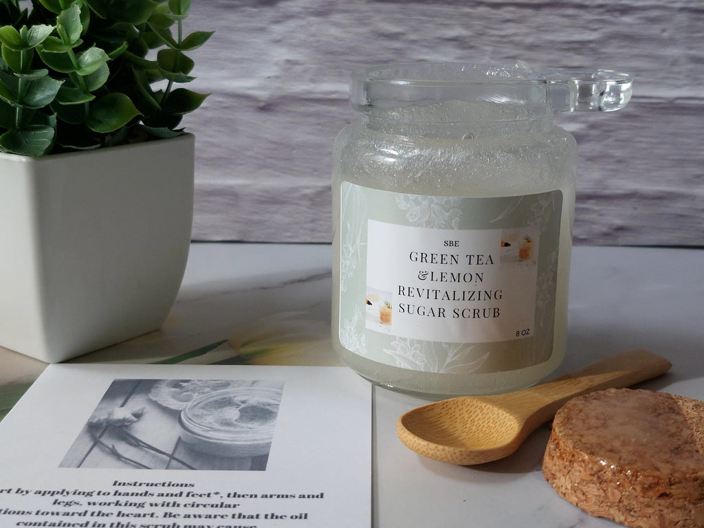 Green Tea Lemon Sugar Scrub