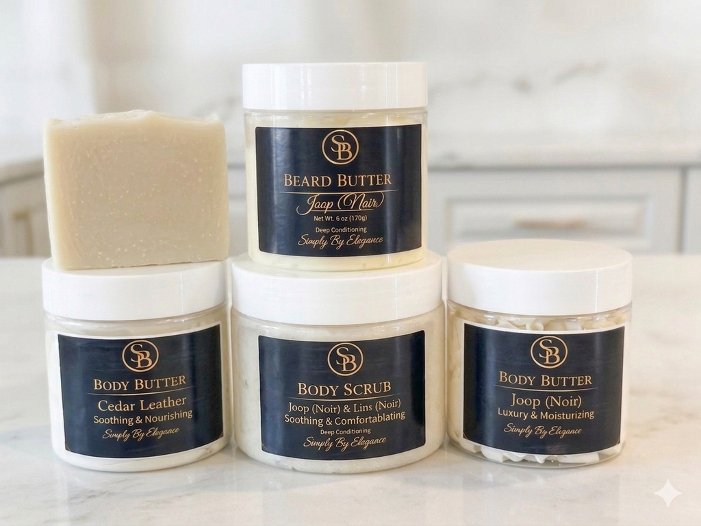 Men’s Grooming Gift Set – Luxury Handcrafted Body & Beard Collection | Simply By Elegance