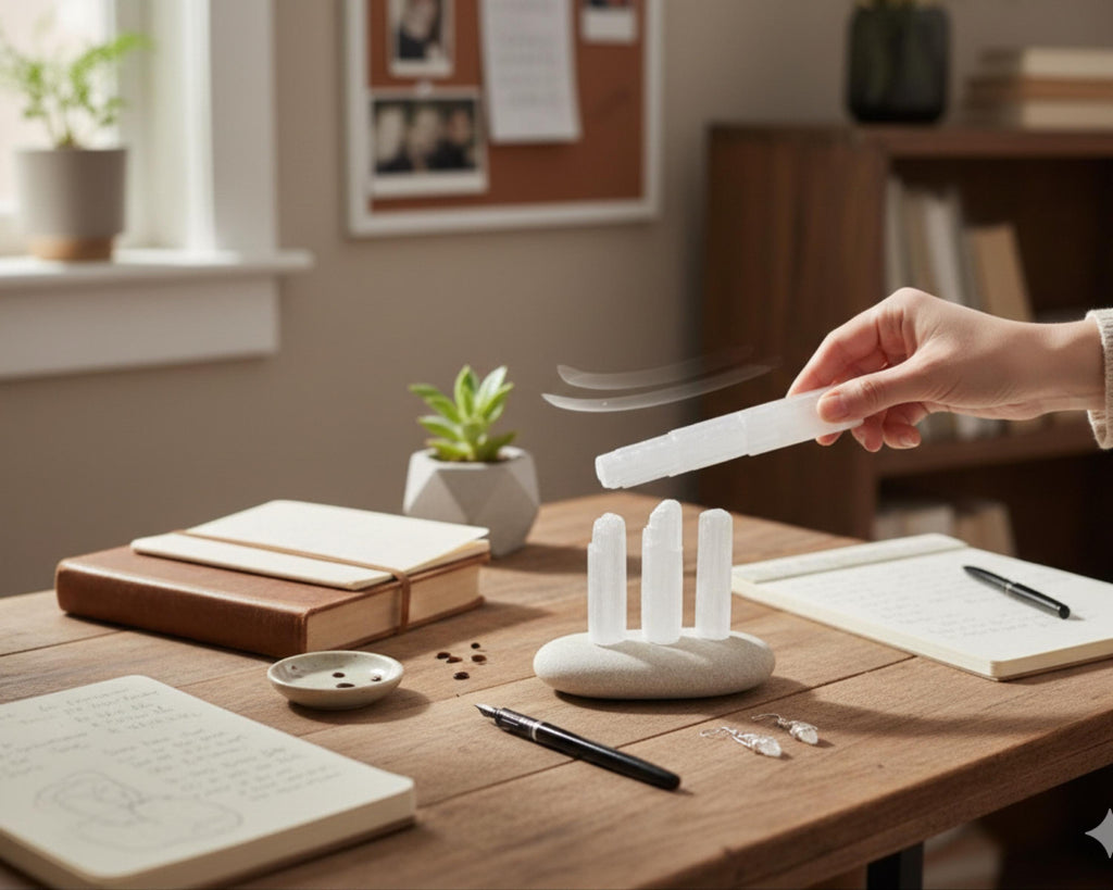 Selenite Wand Set (3 Piece)
