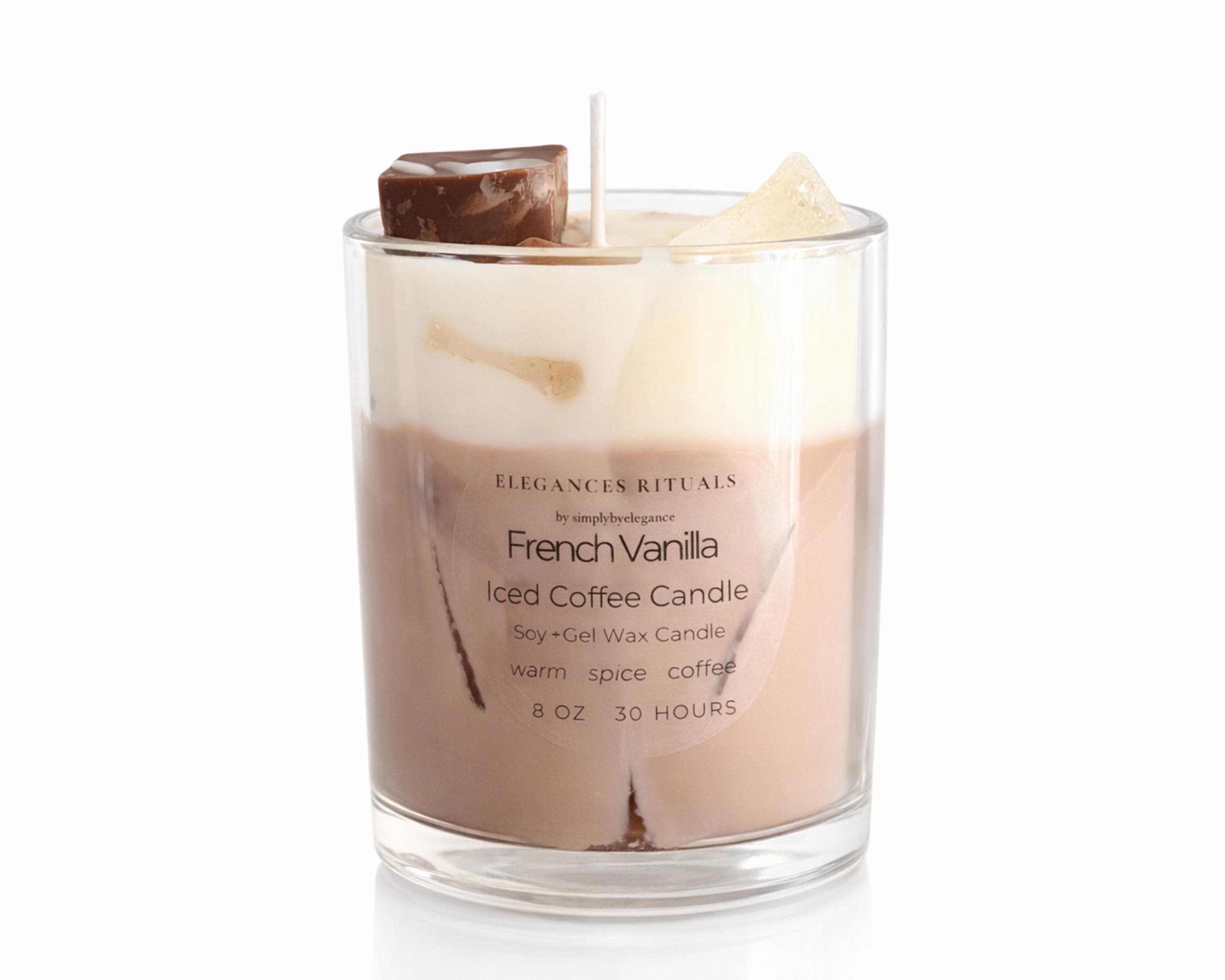 French Vanilla Iced Coffee 8 oz Candle