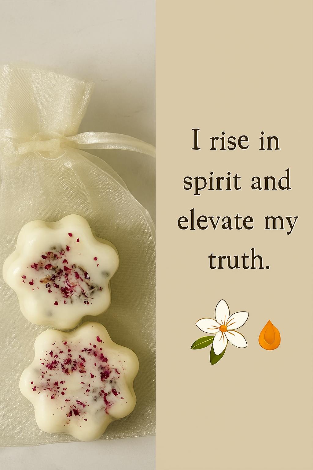 Botanical Soy Wax Melts • Dried Flower Melts • Aromatherapy Scents