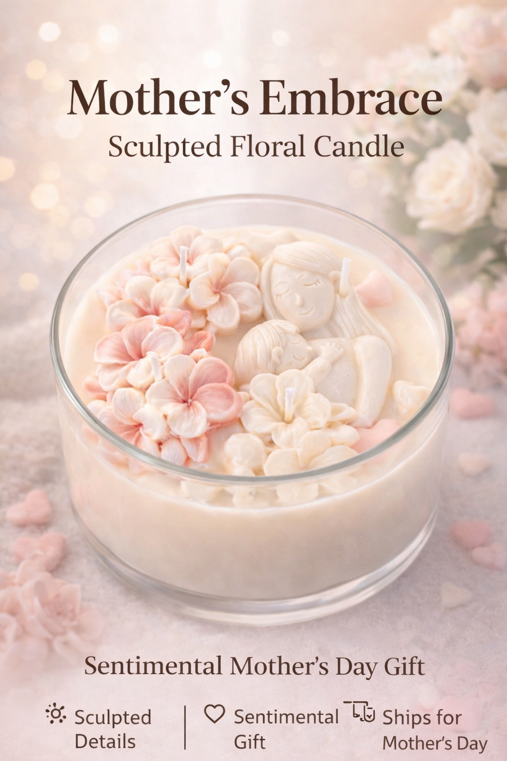 Mother & Child Candle — Meaningful Mother’s Day Gift | Simply By Elegance