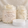 Whipped Body Butter – Oat Milk & Honey (8 oz Skin‑Nourishing Formula)