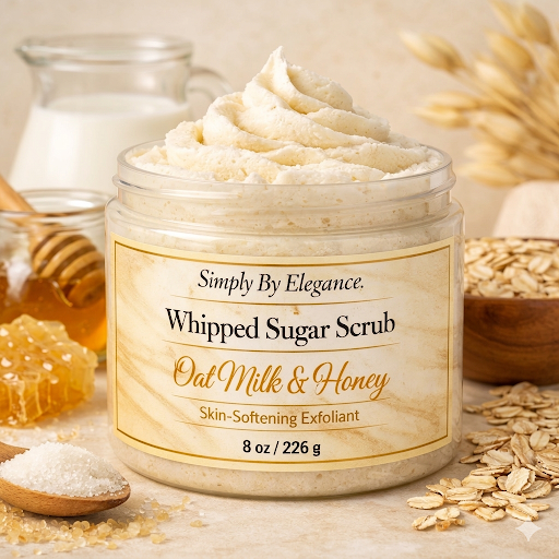 Whipped Sugar Scrub – Skin‑Softening Exfoliant (Multiple Scents Available)