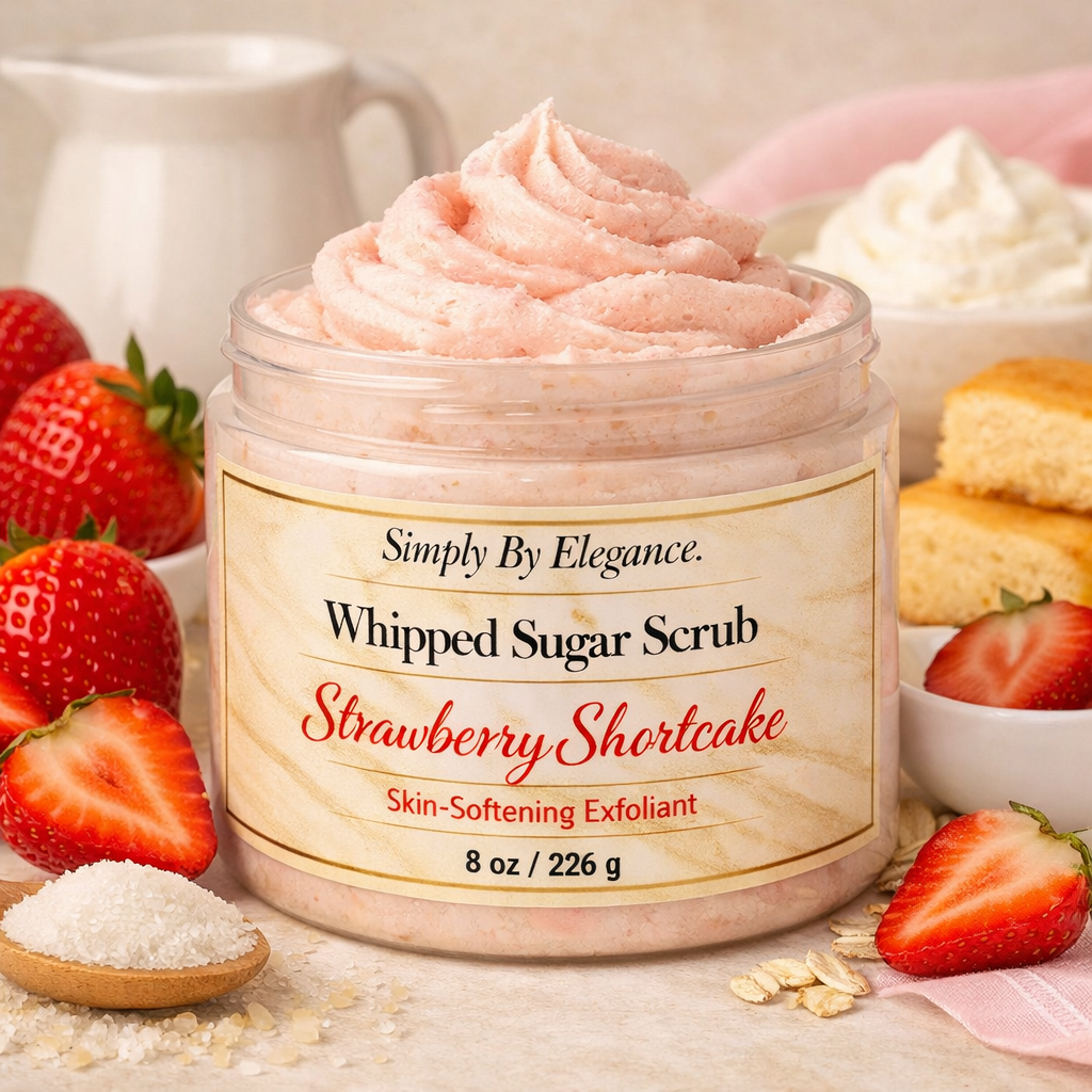 Whipped Sugar Scrub – Skin‑Softening Exfoliant (Multiple Scents Available)