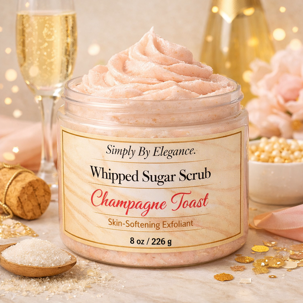 Whipped Sugar Scrub – Skin‑Softening Exfoliant (Multiple Scents Available)