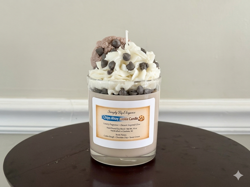 Chips Ahoy Cookie Candle – Dessert‑Inspired Cookie Dough & Chocolate Chip Soy Candle (10 oz)