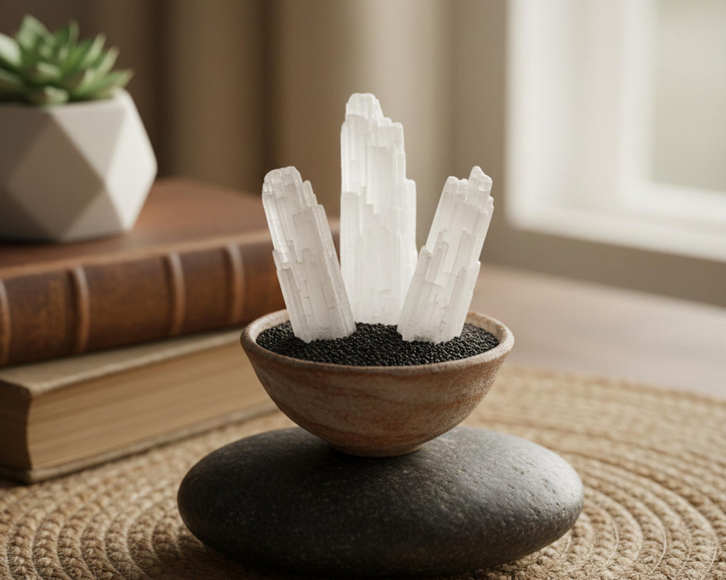 Selenite Wand Set (3 Piece)
