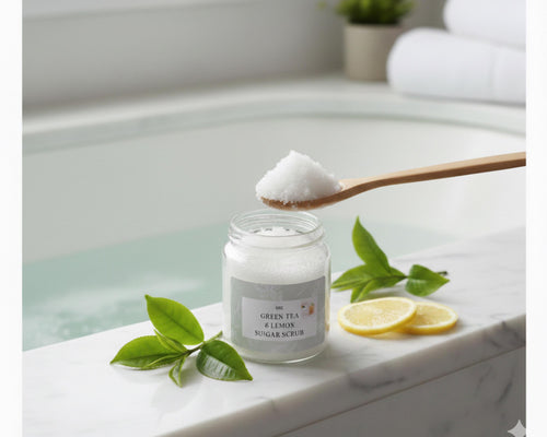 Green Tea Lemon Sugar Scrub